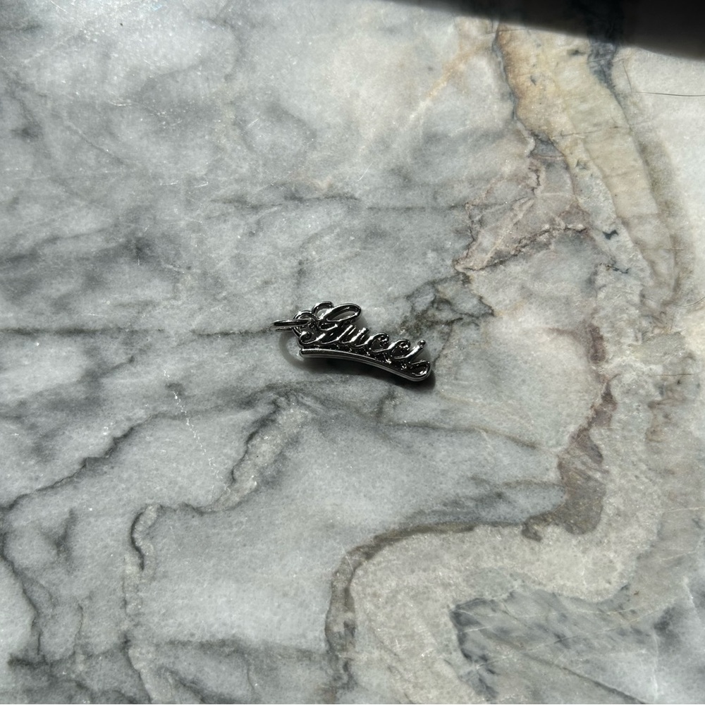 GUCCI Silver Logo Charm